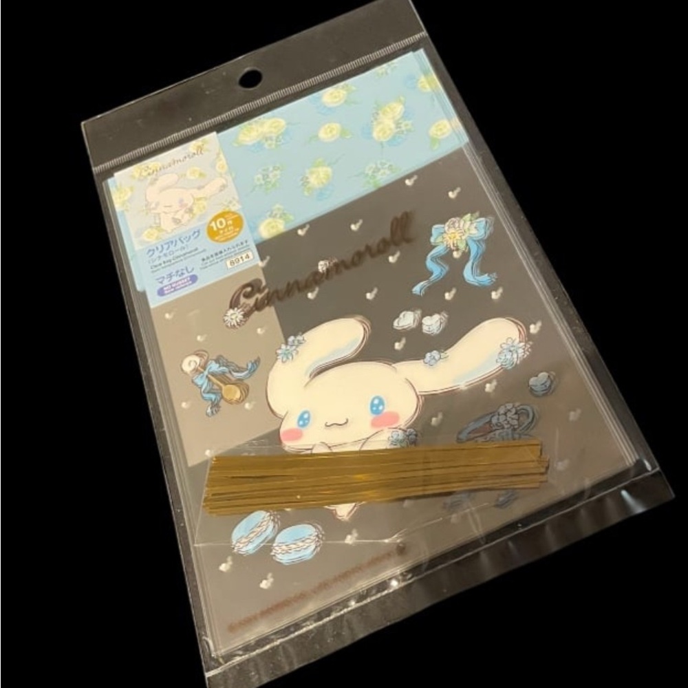 Cute Kawaii Sanrio Cinnamon Roll Cellophane Gift Bags